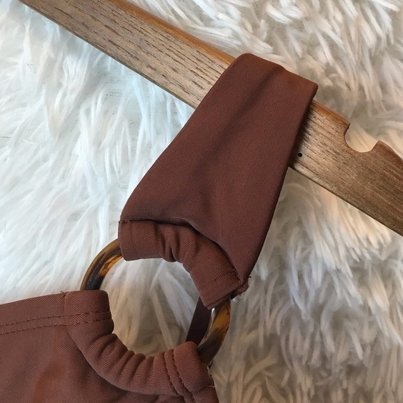 Kona Sol 1-Piece Swimsuit - Brown - NWT - S - Picture 3 of 10